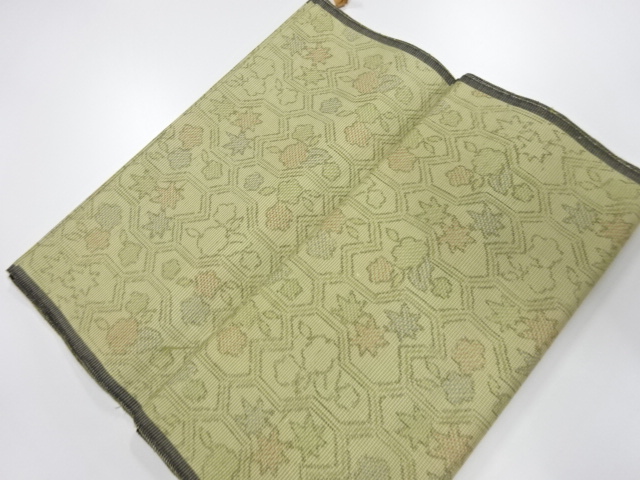 アンティーク　正絹　紬　着尺反物